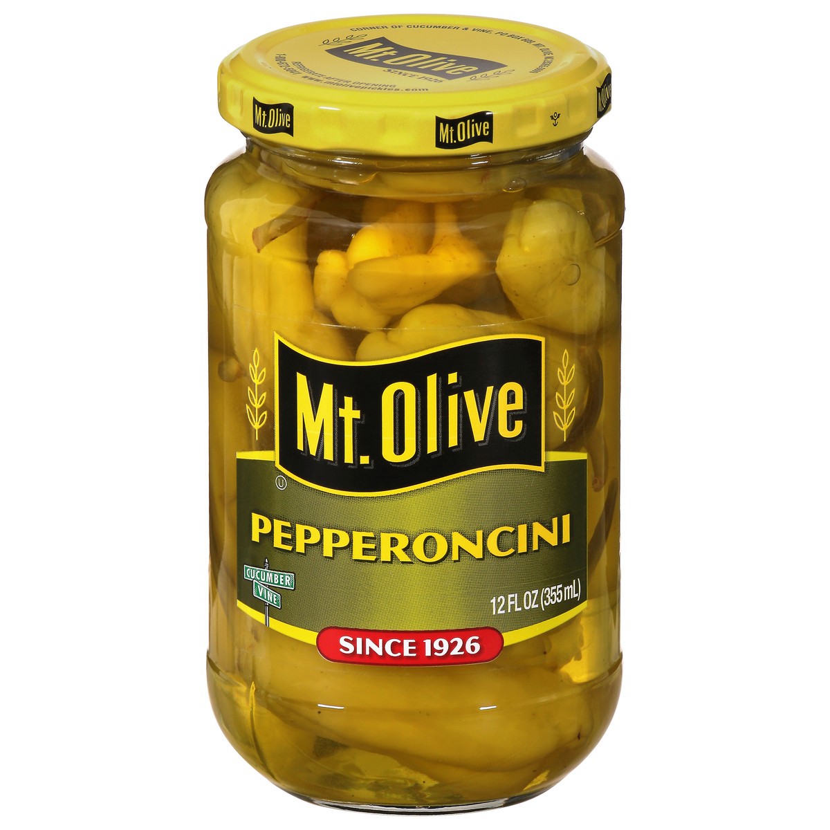slide 1 of 12, Mt. Olive Pepperoncini 12 fl oz, 12 fl oz