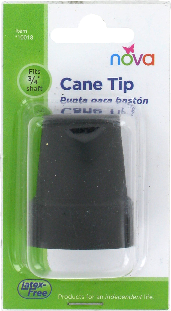slide 4 of 5, Nova Cane Tips, Black, 1 ct