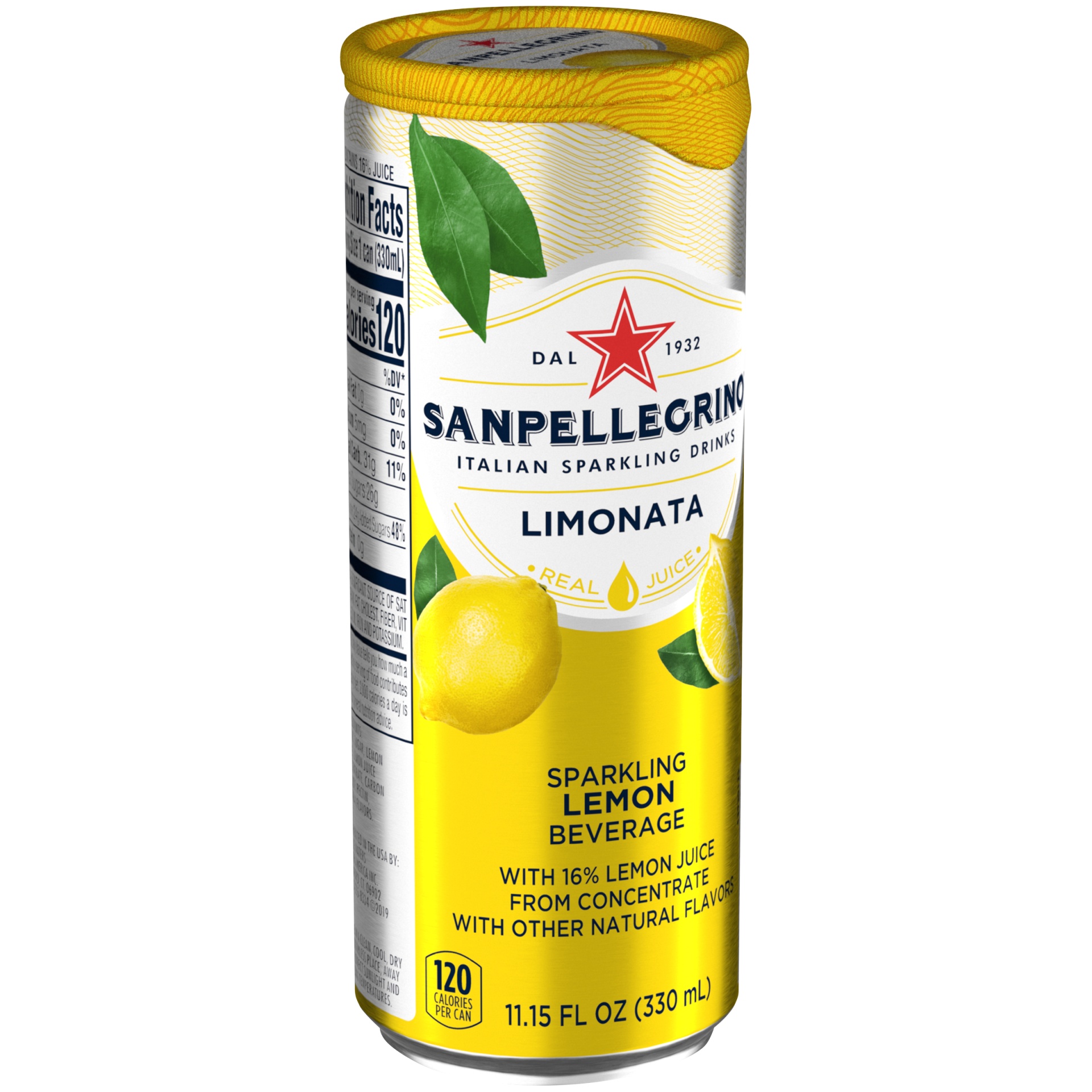 slide 2 of 2, Sanpellegrino Lemon Italian Sparkling Drinks, 11.15 fl oz