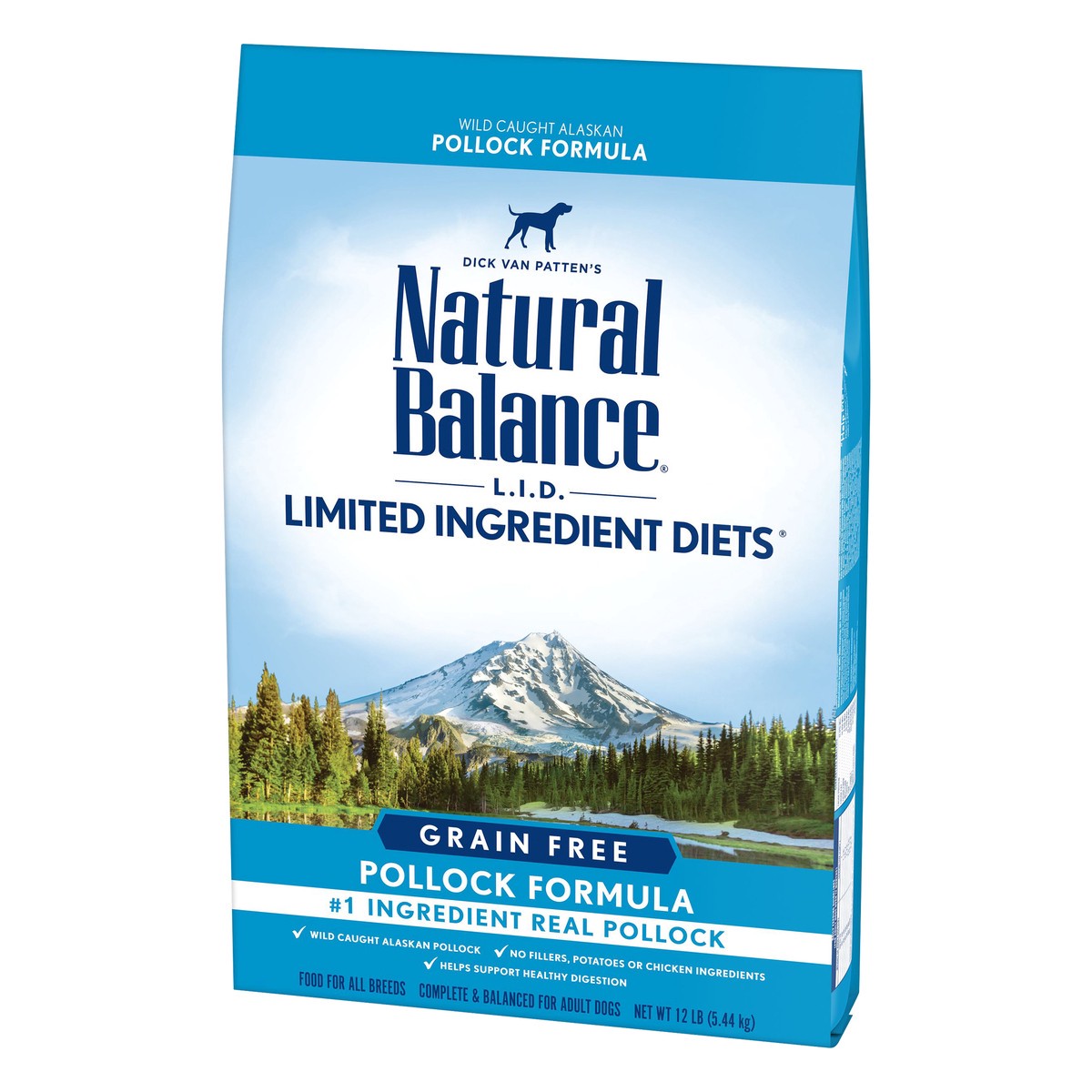 slide 6 of 9, Natural Balance L.I.D. Limited Ingredients Diet Grain Free Pollock Formula Dog Food 12 lb, 12 lb