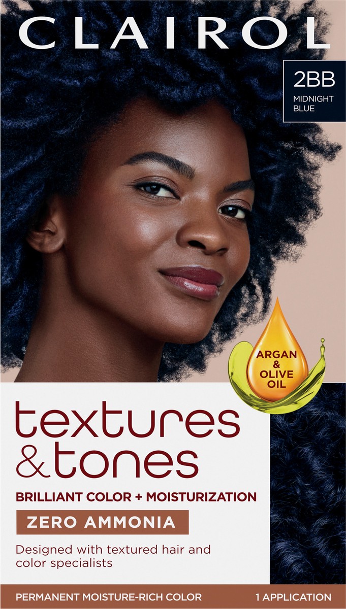 slide 2 of 11, Clairol Textures & Tones 2BB Midnight Blue, 1 ct