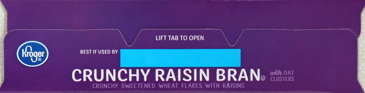 slide 5 of 10, Kroger Raisin Bran with Oat Clusters Crunchy, 18.2 oz