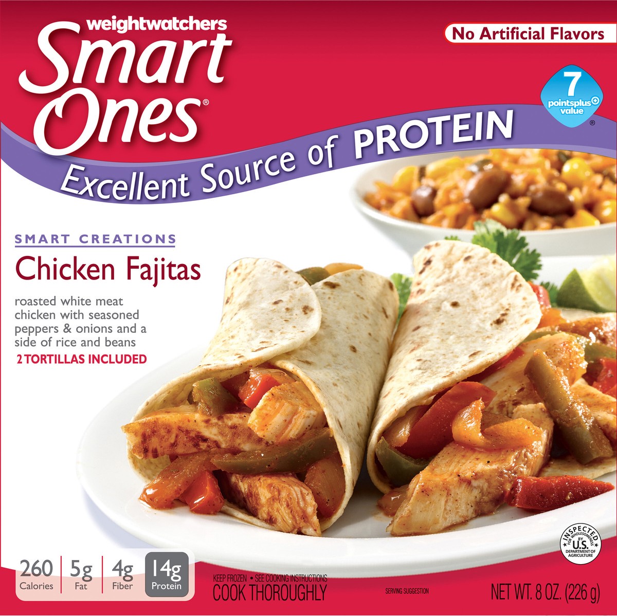 slide 11 of 11, Smart Ones Smart Creations Chicken Fajitas 8 oz Box, 8 oz