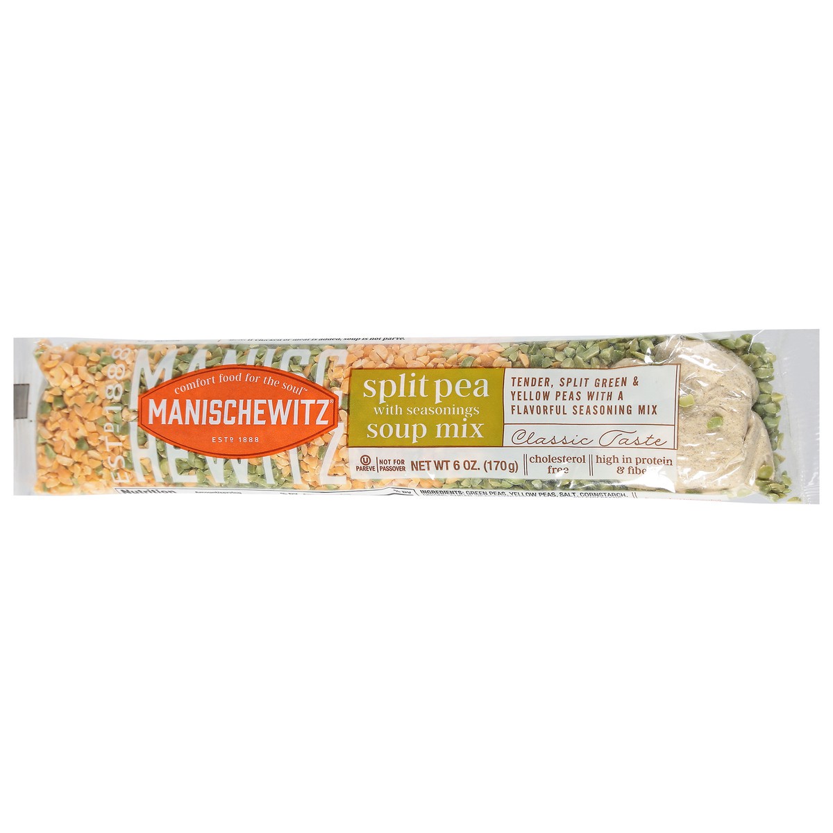 slide 4 of 9, Manischewitz® split pea with seasonings soup mix, 6 oz