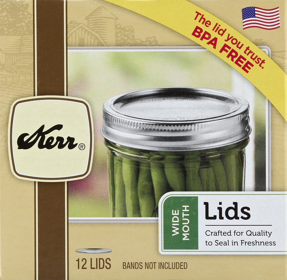 slide 4 of 4, Kerr Wide Mouth Canning Lids, 12 ct