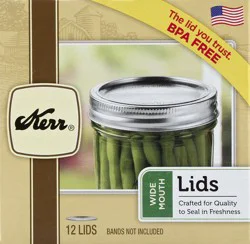 Kerr Wide Mouth Canning Lids