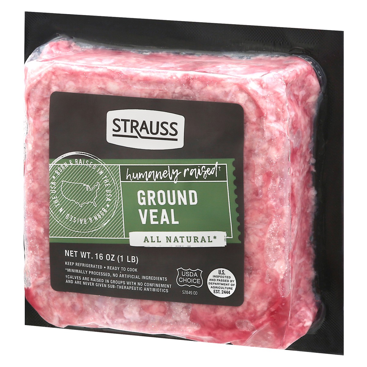 slide 13 of 14, Strauss Ground Veal 16 oz, 16 oz