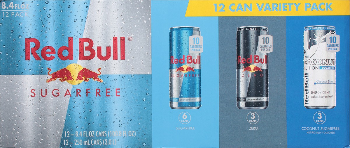 slide 12 of 12, Red Bull Energy Drink Variety Pack 12 - 8.4 fl oz Cans, 12 ct