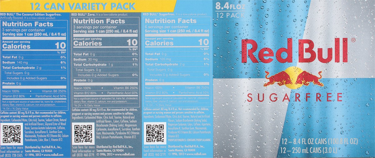 slide 5 of 12, Red Bull Energy Drink Variety Pack 12 - 8.4 fl oz Cans, 12 ct