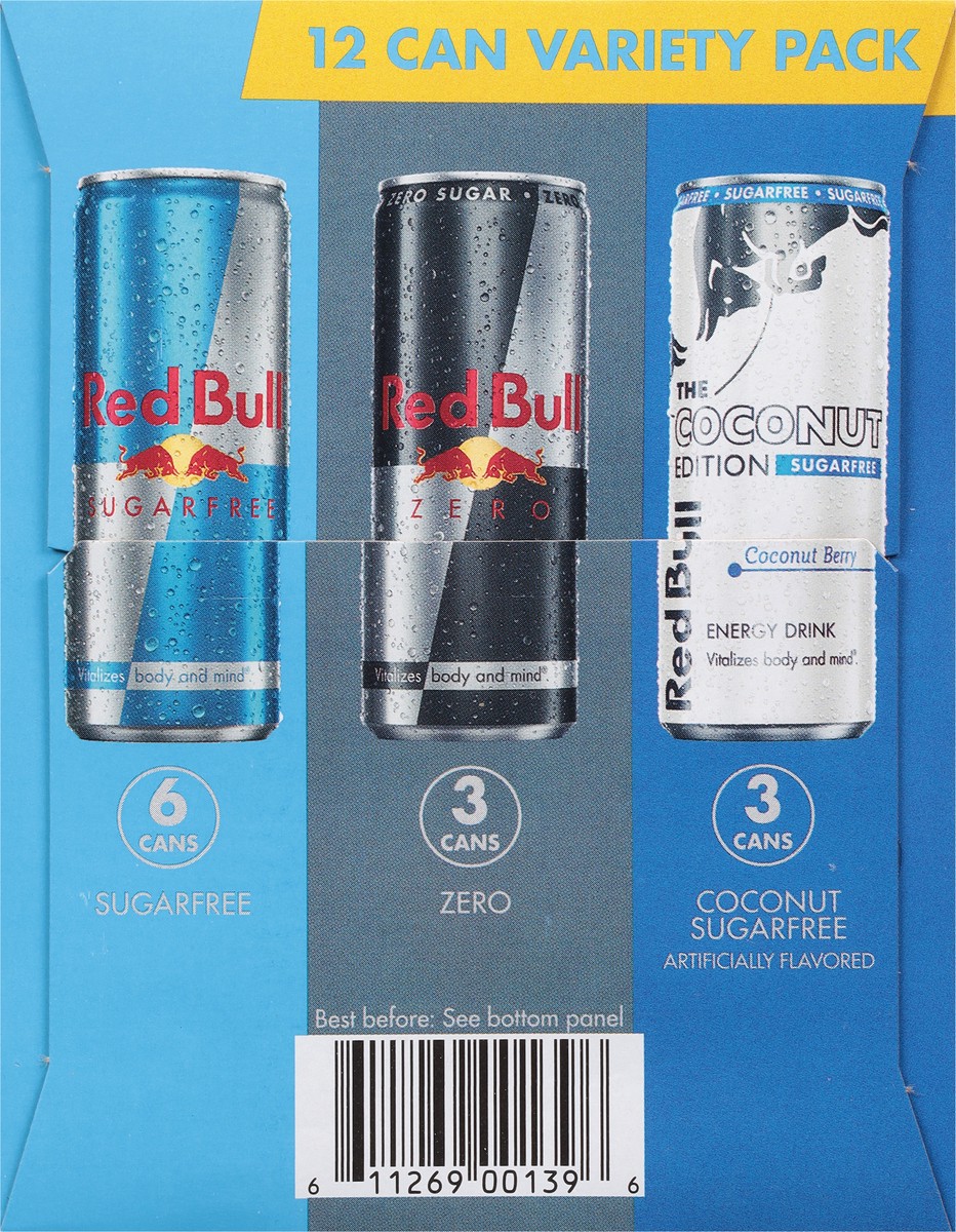 slide 6 of 12, Red Bull Energy Drink Variety Pack 12 - 8.4 fl oz Cans, 12 ct