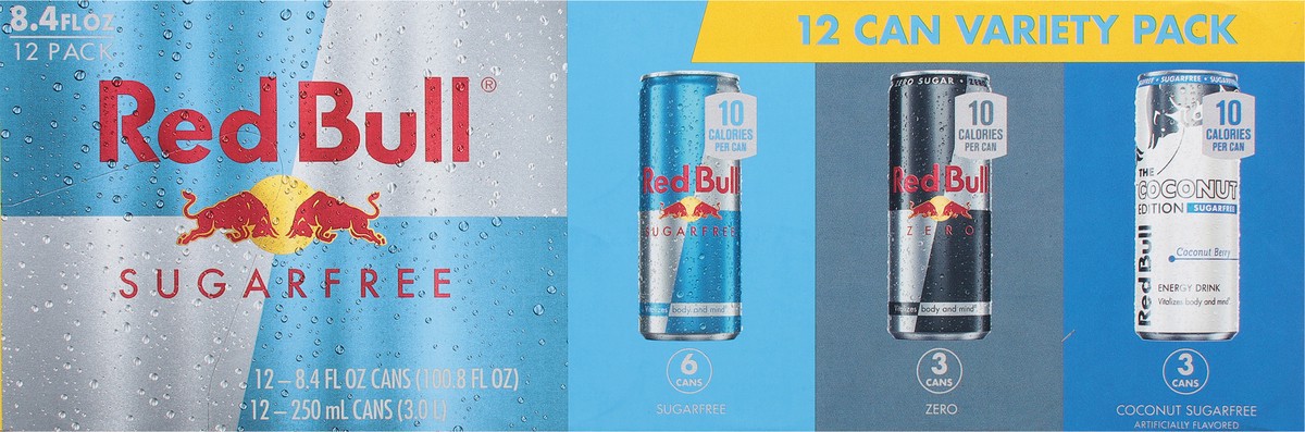 slide 8 of 12, Red Bull Energy Drink Variety Pack 12 - 8.4 fl oz Cans, 12 ct