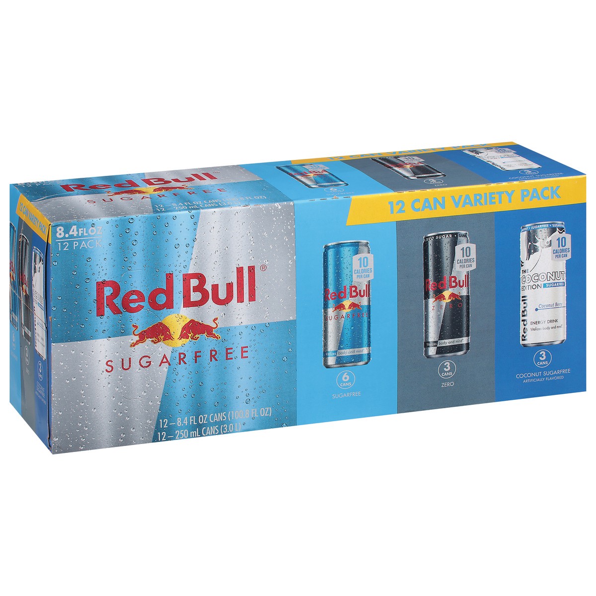 slide 10 of 12, Red Bull Energy Drink Variety Pack 12 - 8.4 fl oz Cans, 12 ct