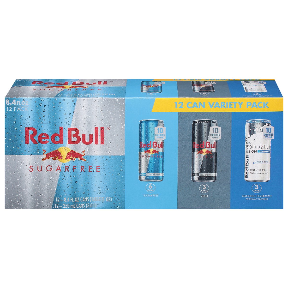 slide 1 of 12, Red Bull Energy Drink Variety Pack 12 - 8.4 fl oz Cans, 12 ct
