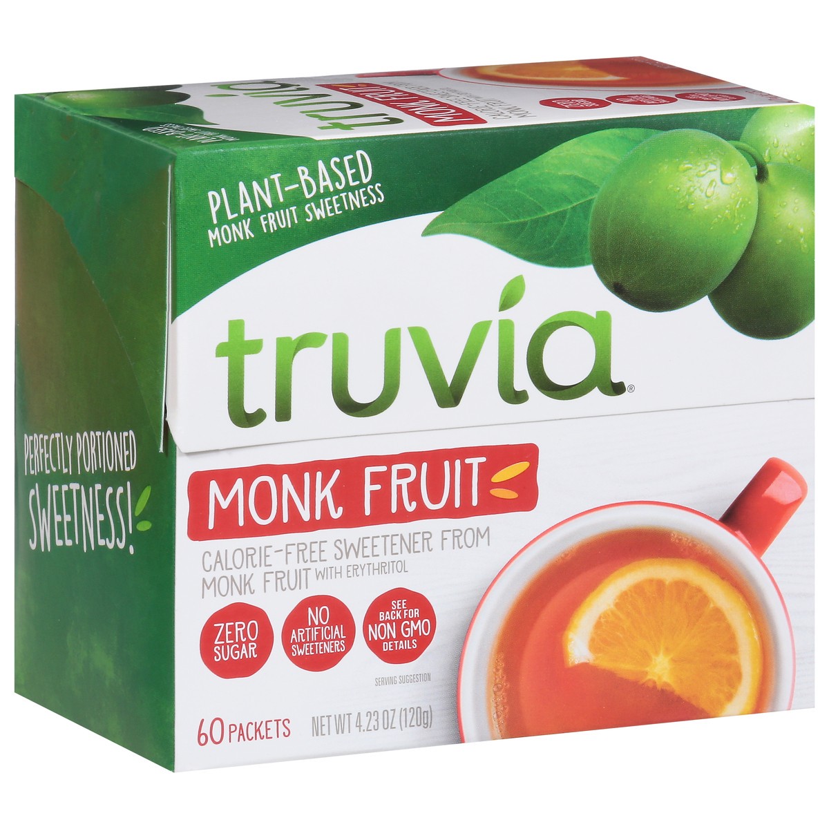 slide 6 of 11, Truvia Calorie-Free Sweetener from the Monk Fruit, 60 Packets, 60 ct