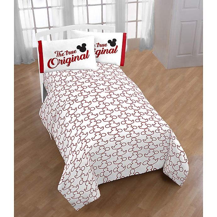 slide 1 of 1, Disney Mickey Mickey Twin Sheet Set, 1 ct