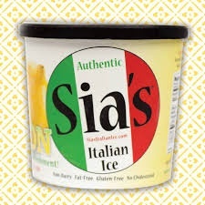 slide 1 of 1, Sia's Lemon Italian Ice, 16 fl oz