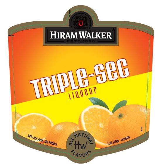 slide 5 of 5, Hiram Walker Triple Sec 750mL Bottle 60 Proof, 750 ml