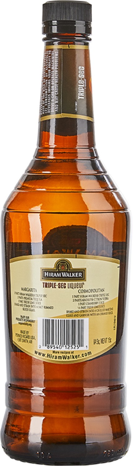 slide 3 of 5, Hiram Walker Triple Sec 750mL Bottle 60 Proof, 750 ml