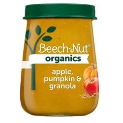 Beech-Nut Organics Stage 2 (6 Months+) Apple, Pumpkin + Granola 4 oz