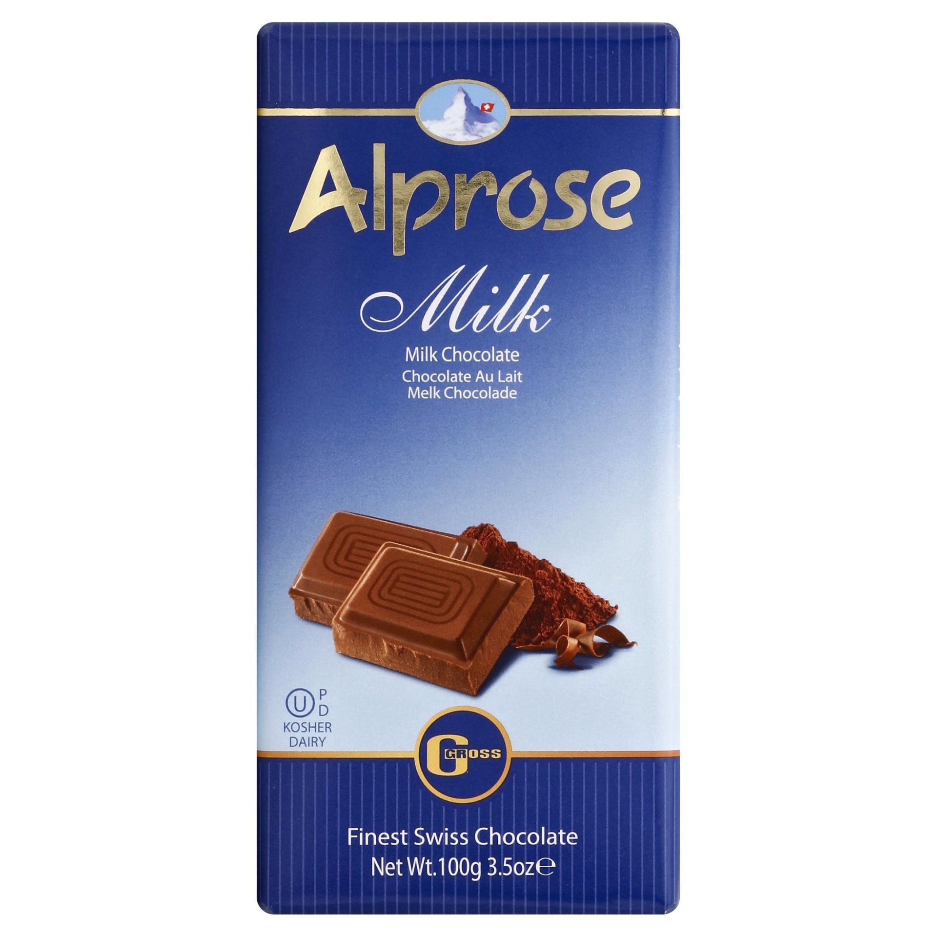 slide 1 of 5, Alprose Swiss Milk Chocolate Bar, 3.5 oz