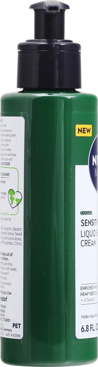 slide 7 of 13, Nivea NIVEA MEN Sensitive Calm Liquid Shaving Cream, 6.8 Fl. Oz., 6.8 fl oz
