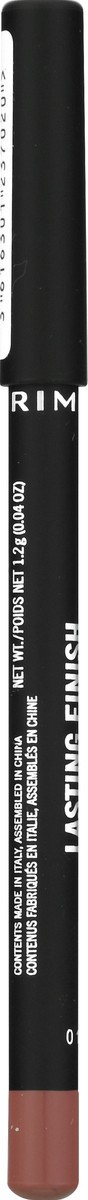 slide 4 of 9, COTY RIMMEL LONDON Rimmel Lasting Finish 8HR Soft Lip Liner Pencil - Vibrant, Blendable Formula to Lock Lipstick in Place for 8 Hours - 760 90's Nude, .04oz, 0.14400000000000002 oz