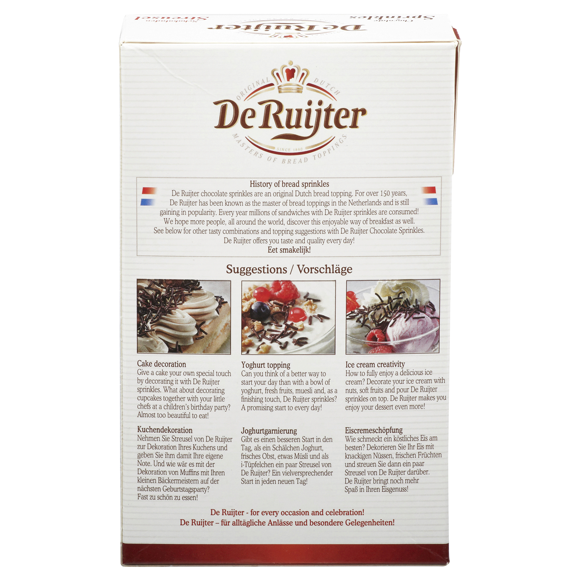 slide 11 of 29, De Ruyter Dark Sprinkles, 14 oz