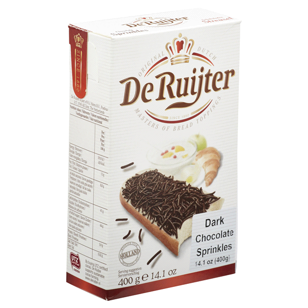 slide 5 of 29, De Ruyter Dark Sprinkles, 14 oz