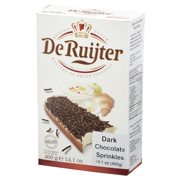 slide 4 of 29, De Ruyter Dark Sprinkles, 14 oz