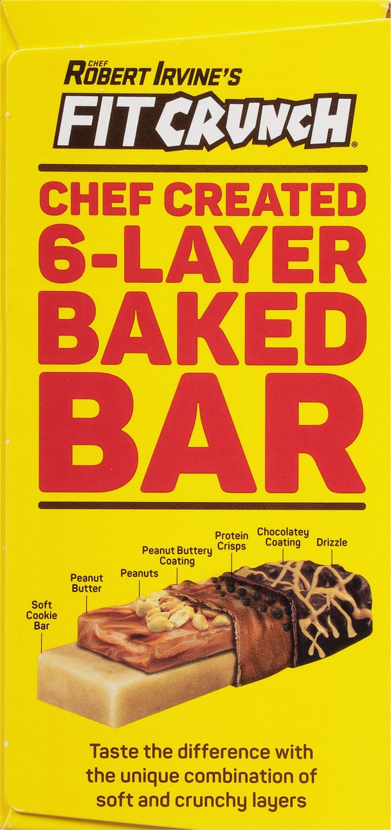 slide 14 of 14, FITCRUNCH High Protein Chocolate Peanut Butter Baked Bar 5 - 1.62 oz Bars, 5 ct