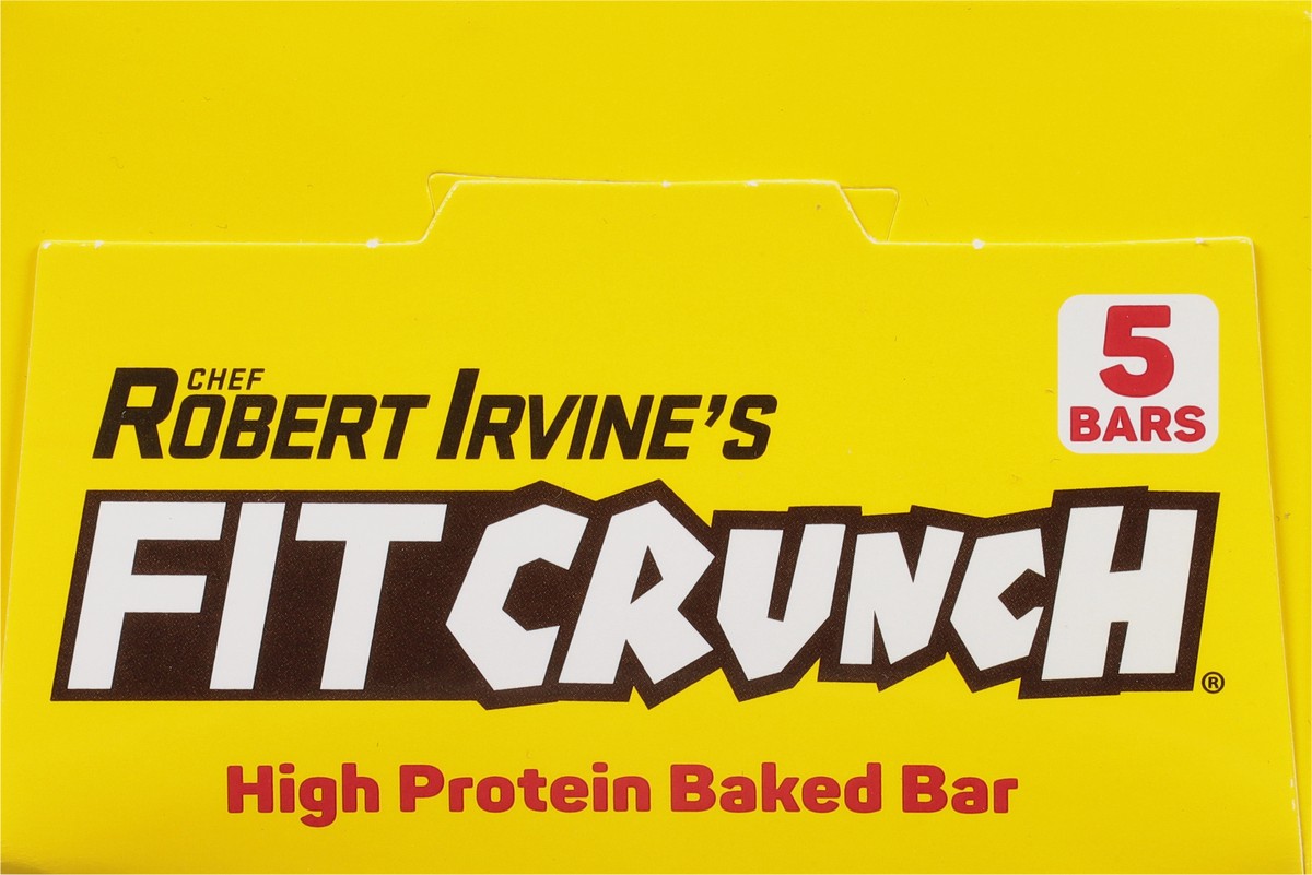 slide 13 of 14, FITCRUNCH High Protein Chocolate Peanut Butter Baked Bar 5 - 1.62 oz Bars, 5 ct