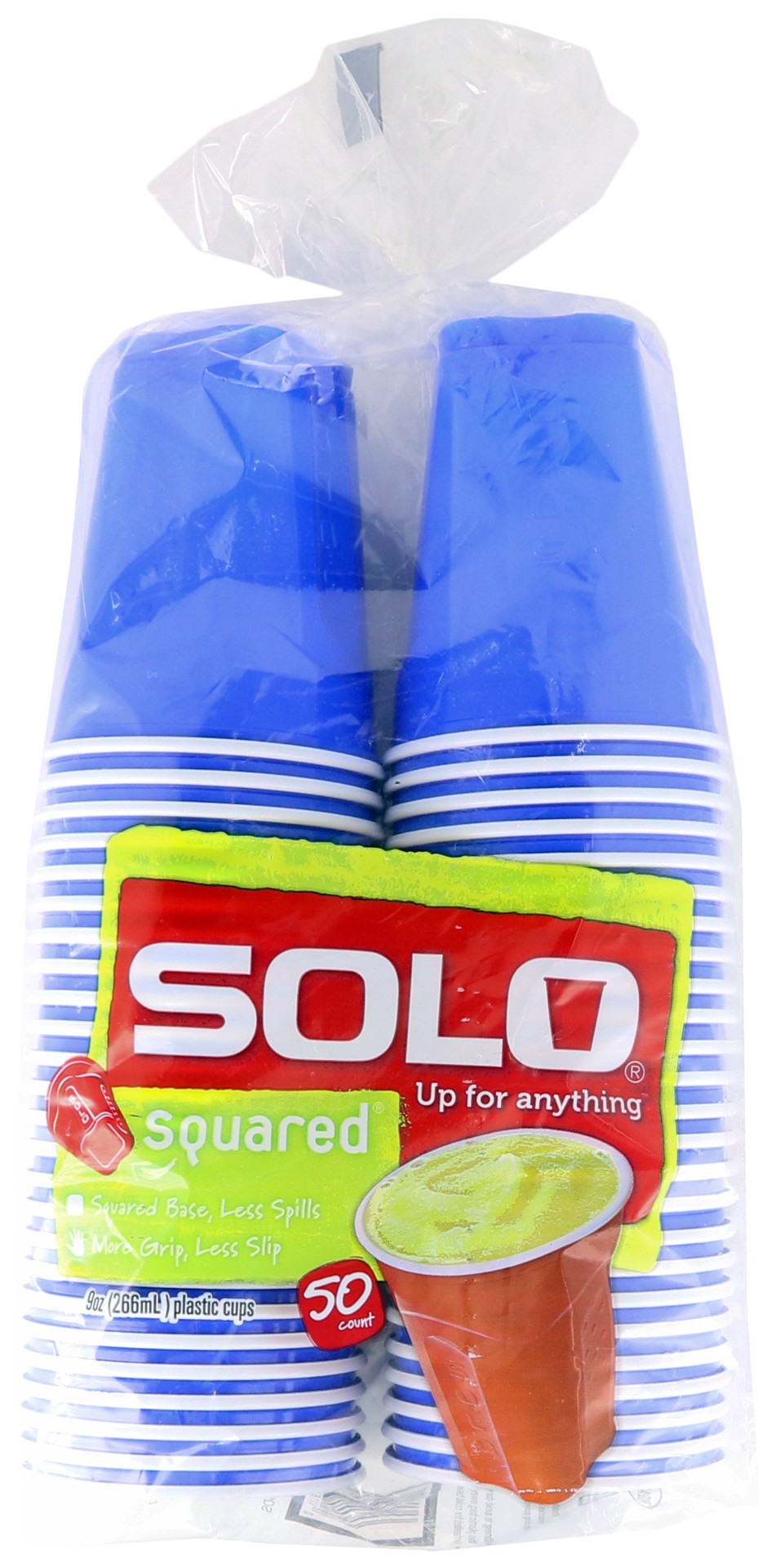 slide 1 of 1, Solo Squared Plastic Cups, 50 ct