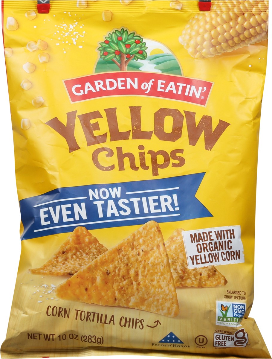 slide 8 of 13, Garden of Eatin' Yellow Chips Corn Tortilla Chips 10 oz, 10 oz