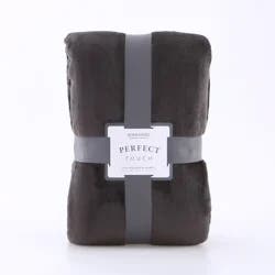Berkshire Perfect Touch Blanket Molten Coal Full/Queen