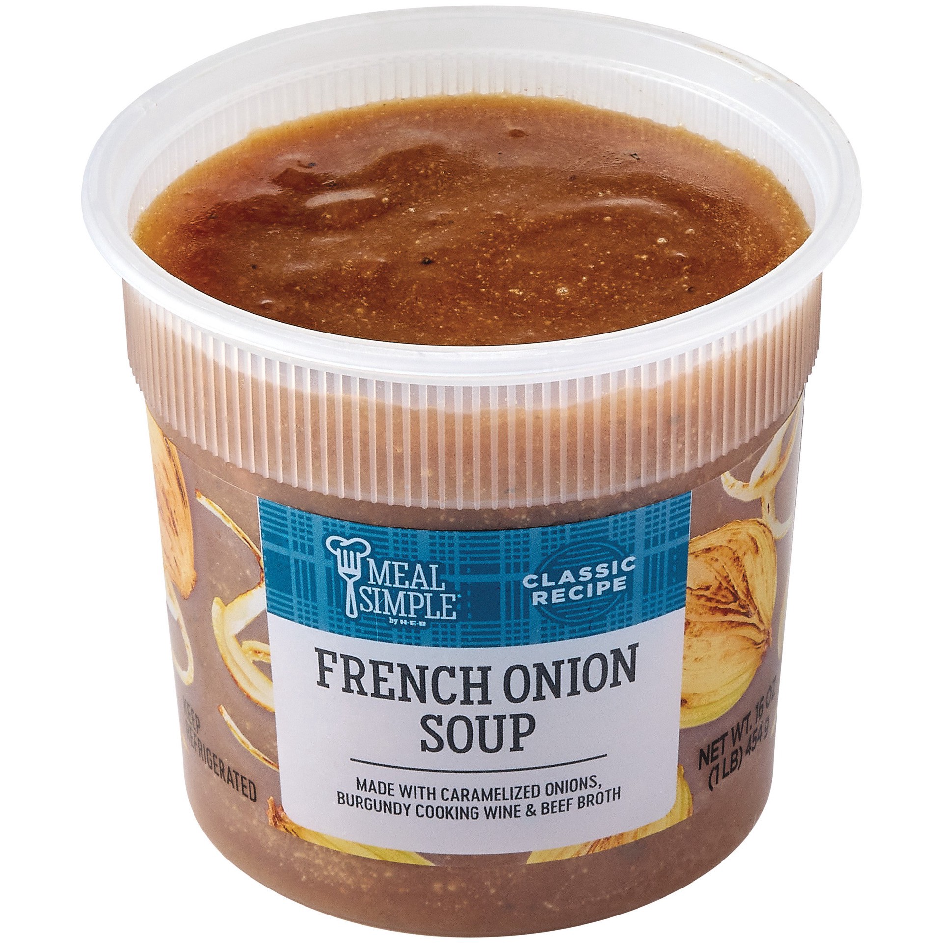 slide 1 of 1, Meal Simple by H-E-B French Onion Soup, 16 oz