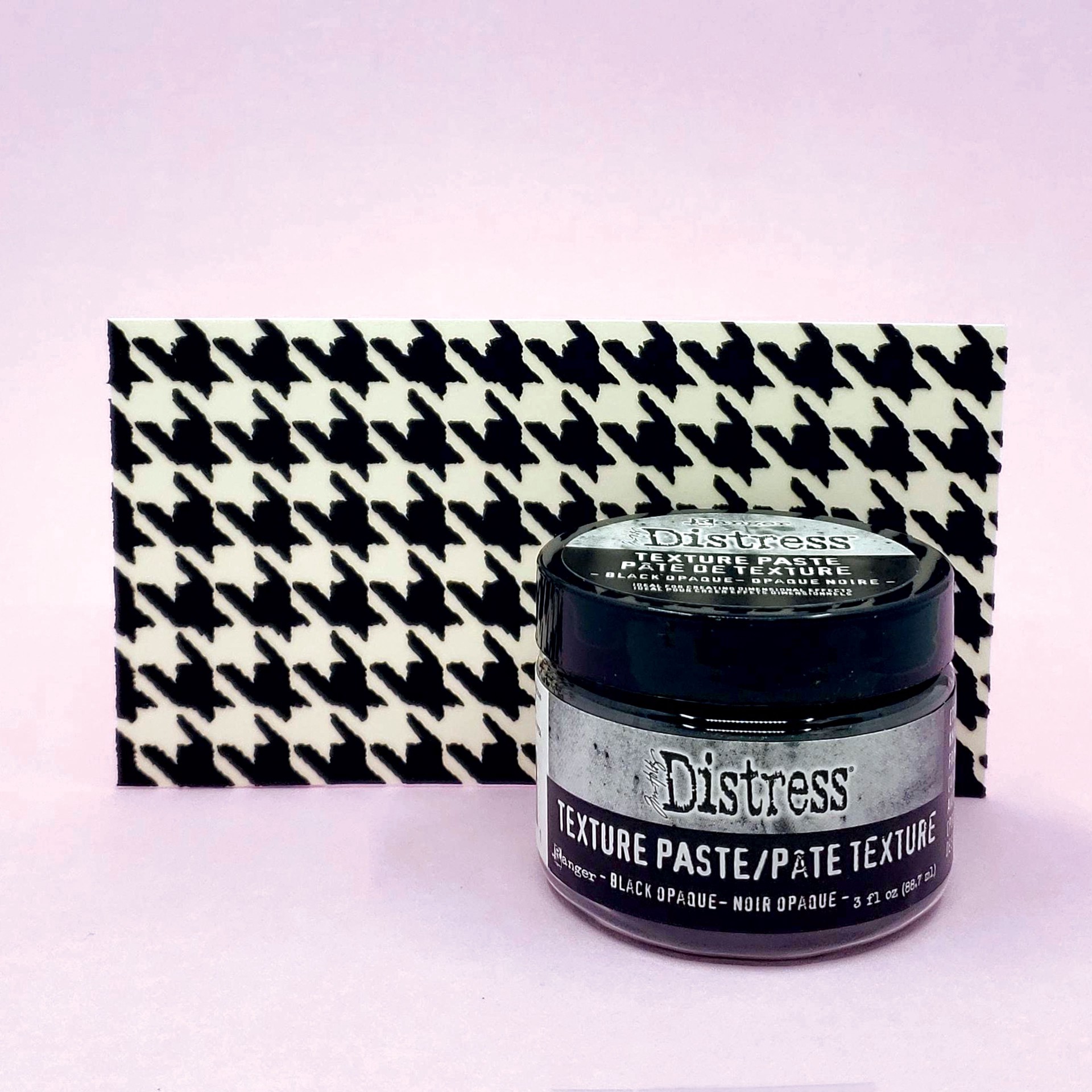 slide 2 of 3, Tim Holtz Distress Black Opaque Texture Paste, 3 fl oz