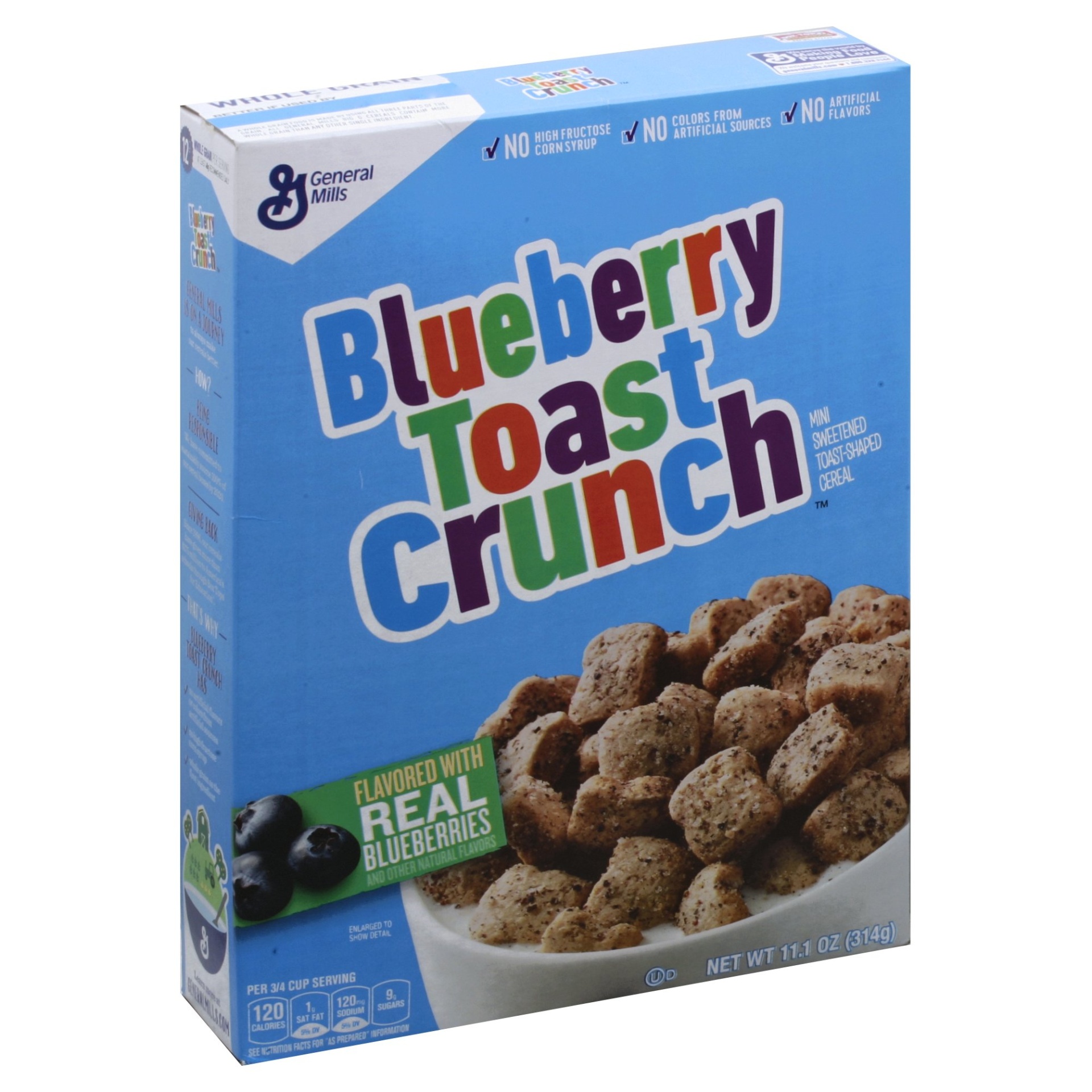 slide 1 of 1, General Mills Blueberry Toast Crunch Cereal, 10.5 oz
