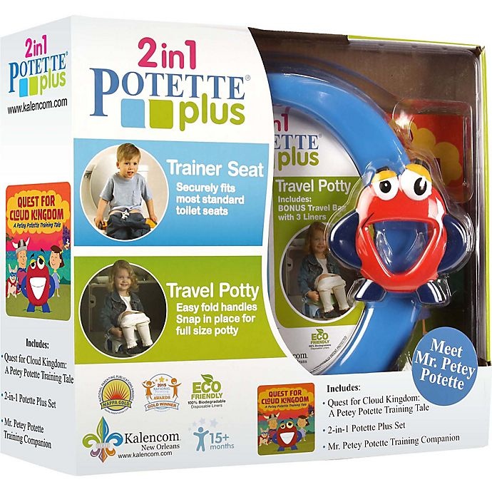 slide 2 of 5, Mr. Petey Potette 2-in-1 Potty Training Kit - Blue, 1 ct