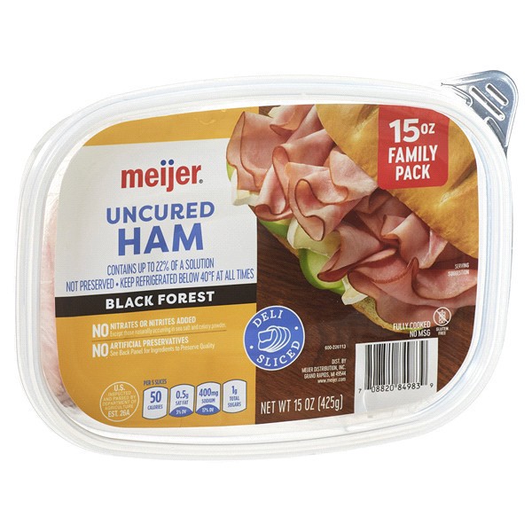 slide 26 of 29, Meijer Lunchmeat Ham Black Forest Fp 15, 15 oz