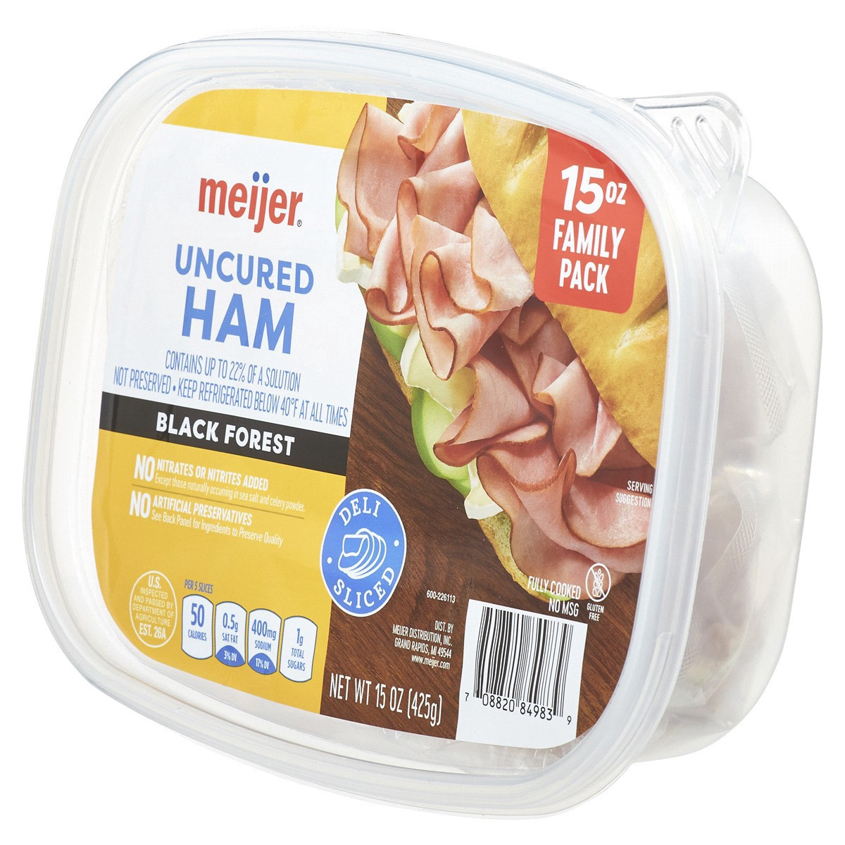 slide 29 of 29, Meijer Lunchmeat Ham Black Forest Fp 15, 15 oz