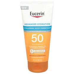 Eucerin Broad Spectrum SPF 50 Advanced Hydration Sunscreen Lotion 5 fl oz