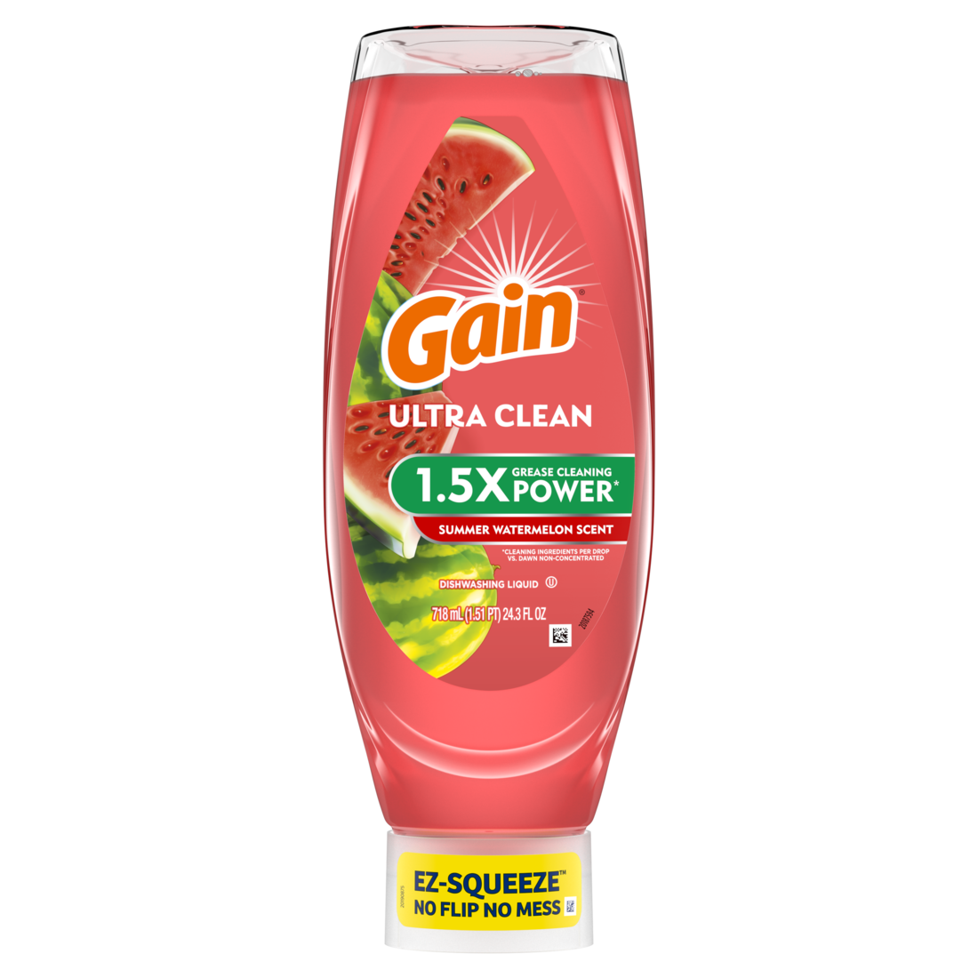 slide 1 of 1, Gain Ultra Ez-Squeeze Liquid Summer, 24.3 oz