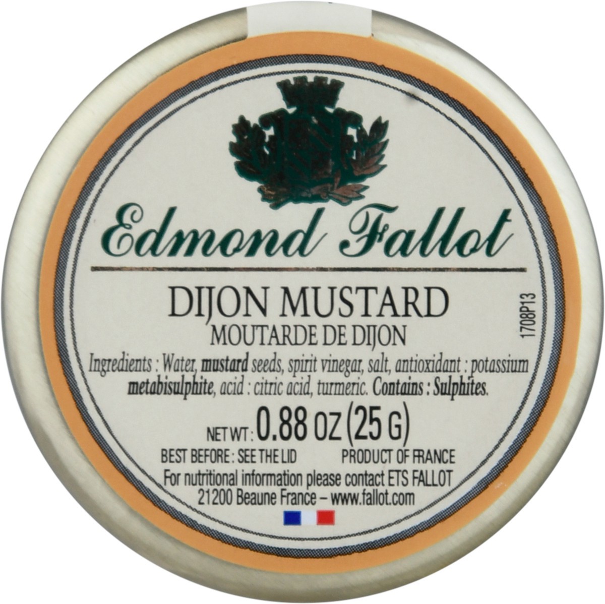 slide 9 of 9, Edmond Fallot Dijon Mustard 0.88 oz, 0.88 oz