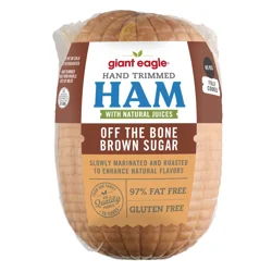 Giant Eagle Ham, Off The Bone, Brown Sugar Cured
