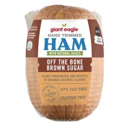 Giant Eagle Ham, Off The Bone, Brown Sugar Cured