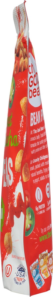 slide 3 of 12, The Good Bean Medium Crunchy Sweet Sriracha Chickpeas 6 oz, 6 oz