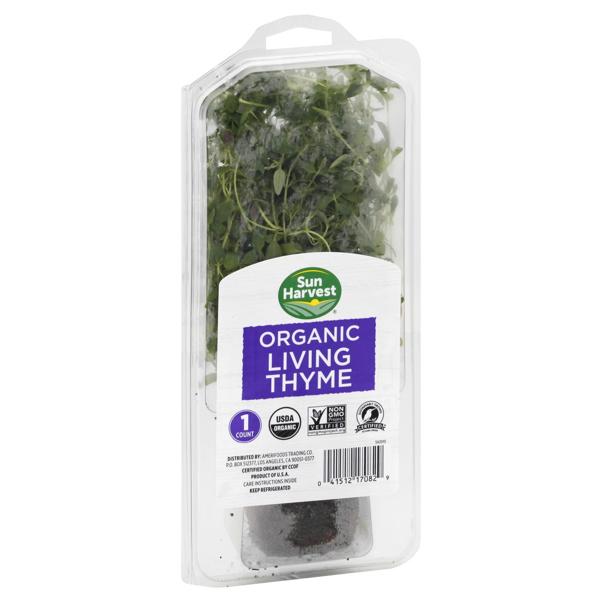 slide 11 of 11, Sun Harvest Organic Living Thyme, 1 ct
