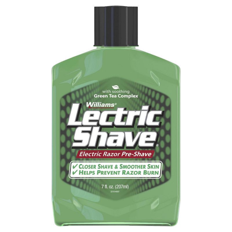 slide 1 of 3, Lectric Shave Williams Electric Razor Pre-Shave 7 oz, 7 oz