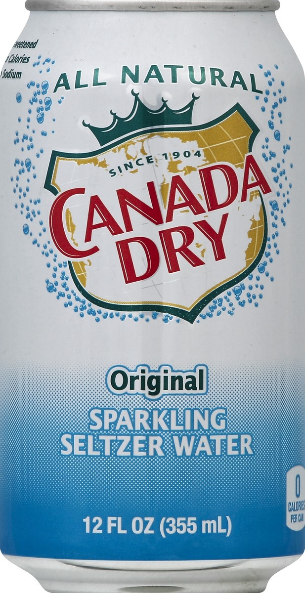 slide 3 of 4, Canada Dry Seltzer, Original- 6 ct; 12 fl oz, 6 ct; 12 fl oz