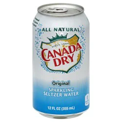 Canada Dry Seltzer, Original- 6 ct; 12 fl oz